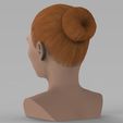 untitled.162.jpg Beautiful redhead woman bust ready for full color 3D printing TYPE 6
