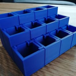 cubes_1.jpg STL file Make-up organizer・3D printable model to download