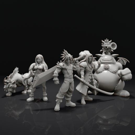 🗺️ Final Fantasy VII Miniatures Collection - Bring the Iconic World to ...