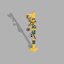 2022-12-27_07h10_14.png STL file Railway signal light・3D print object to download