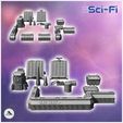 2.jpg Set of futuristic Sci-Fi fortifications with barricades, missiles, and crates (9) - Future Sci-Fi SF Post apocalyptic Tabletop Scifi Wargaming Planetary exploration RPG Terrain