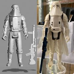 Snowtrooper-main.jpg STL file VINTAGE STAR WARS KENNER SNOWTROOPER ACTION FIGURE・3D printing design to download