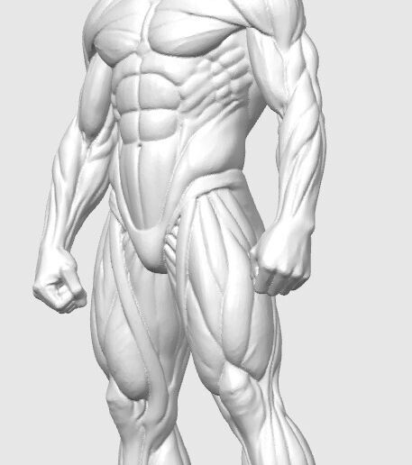 👨 Muscle Man by Space Robot・ STL File for 3D printing・Cults
