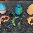 PXL_20240124_205528987.jpg Surprise Egg Stitched/Knitted Articulated Dragon and Egg Package!