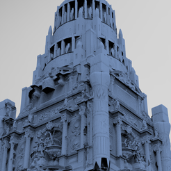 untitled.3668.png Descargar archivo OBJ Edificio barroco neoyorquino Art Deco 4 • Objeto imprimible en 3D, aramar