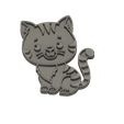 kitten-stamp.png CAT KITTEN COOKIE CUTTER