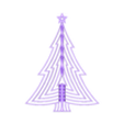ChristmasTreeRotationStarTop.stl Christmas Tree Ornament Rotatable