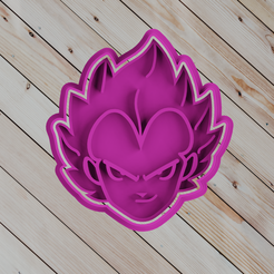untitled.png Datei STL COOKIE CUTTER Vegeta・Design für 3D-Drucker zum herunterladen