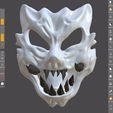 Máscara-Oni.jpg STL file Oni Cat 3D Mask・3D printable model to download