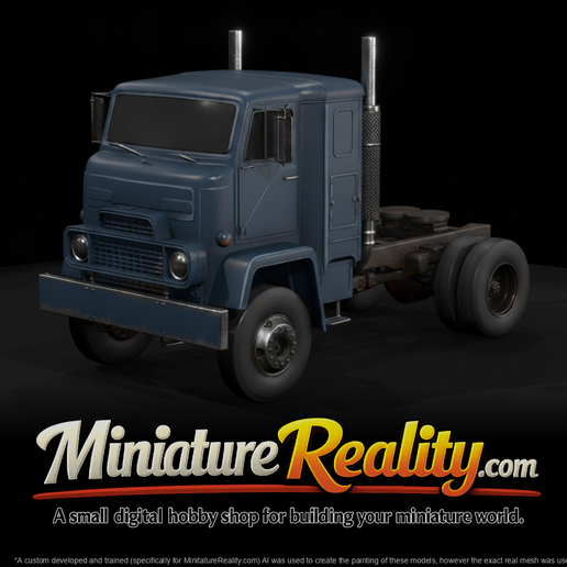 Vintage Cab Over Semi Truck Cab Over Tractor