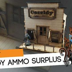 ammo.jpg Бесплатный DWG файл Cassidy ammo surplus・Дизайн 3D принтера для загрузки