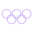 Olympic Logo.stl Olympic Games Logo / Logo Jeux Olympiques