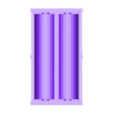 Crate_Base_V2.stl Ammo crate 2x18650 batteries