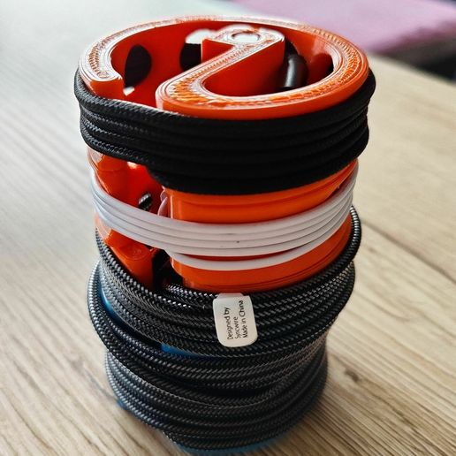 4er Set Kabelspulen Aus Kunststoff - Praktische Aufbewahrung Für Drähte