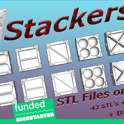 Banner2.png Stackers - 3D-printable board game organizers, STL-files