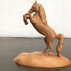 IMG_2491.JPG Free STL file Arabian Horse Desk Stand・Object to download and to 3D print