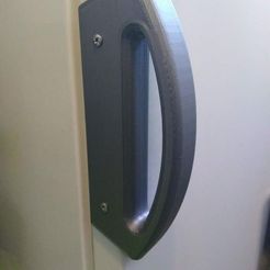 7f47173591c1c1bc6da88ec940769b17_display_large.jpg Free STL file Fridge Door Handle・3D printing idea to download