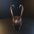 loki render2.png Loki helmet - STl files for 3D printing 3D print model