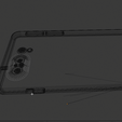Wireframe (5).png Low Poly PBR cellphone