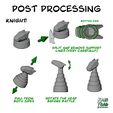 post_processing_knight_KaziToad.jpg Telescoping Chess Set (print-in-place)
