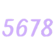 5678.stl Alphabet Stamp