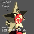 2.png Sailor Mars Transformation Wand - Sailor Mars Star Stick