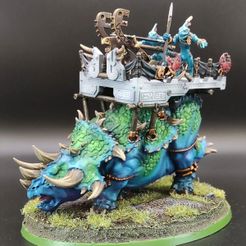 Saurian Stegy-Howdah 2.0 -  Accessories Model