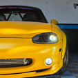 12.png Mazda NB1 MX-5 Headlight Delete Air Intake With Projector