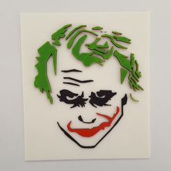 20210112_123810.jpg Free STL file Joker Silhouette - Joker・3D printer design to download, KikeMaker