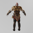 Kratos0011.png Kratos Golden Armor Lowpoly RIgged
