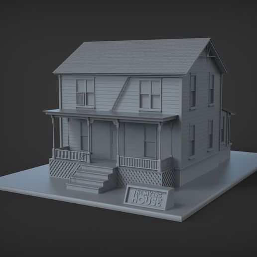 Myers-House-Front.jpg Archivo STL La casa Myers・Modelo imprimible en 3D para descargar, SCR33M3R