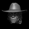2.jpg Michael Jackson Headsculpt - Hat Version - 1:6 & 1:12 Scale STL & OBJ