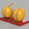 3.jpg PEACH - NECTARINE FRUİT 3D PRINT READY