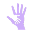 WallArt_HAND_IN_HAND.stl HAND IN HAND - WALL ART