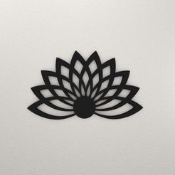 Lotus Flower Wall Decoration KTWDF01-Ktkaraj-3D render.jpg Lotus Flower Wall Decoration KTWDF01