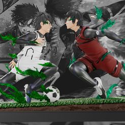 1.jpg STL file bluelock/isagi yoichi/rin itoshi・3D print design to download