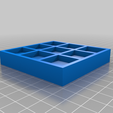 20mm_Cube_Tray_3x3.png 20mm Calibration Cube Storage Tray - Stackable