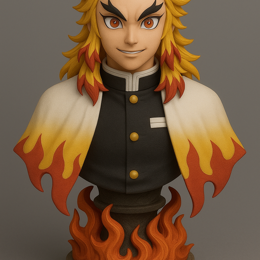Rengoku Kyojuro Bust 3D model