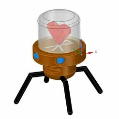 assemblage.jpg Free STL file Keeper of the heart・Template to download and 3D print