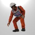 eng4.jpg Track Marshal Cleaning Debris – 1/32 Scale Motorsport Diorama Figure