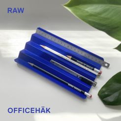 RAW OFFICEHAK Fichier STL OFFICEHÄK CRAYON BRUT・Plan à imprimer en 3D à télécharger