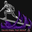 Silver-surfer-2-zbrush-4k-Tales-from-the-print.jpg Silver surfer - Fan art - One part and multipart versions - HIGH QUALITY by Tales From The Print