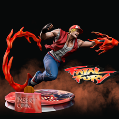 render final luz.png STL file Terry Bogard・3D printer design to download