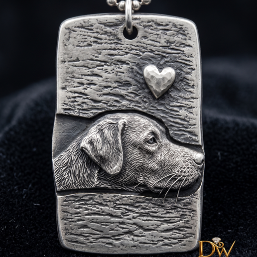 Render.png Labrador Dog Tag Pendant