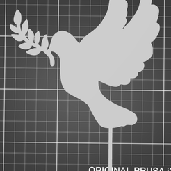 Dove.png Fichier 3MF Topper de colombe・Design pour imprimante 3D à télécharger