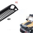 Untitled.jpg Avenger Eagle Angry Face Intake Grille For RC Crawler 3D print model