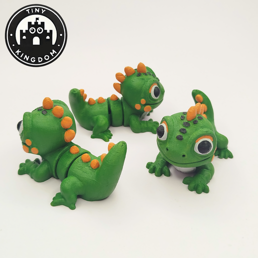 Flexi-Tiny-Iguana,-P4.png Flexi Tiny Iguana, bewegliche Zappelfigur, inklusive Schlüsselanhänger, inklusive 3mf