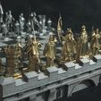 6.jpg Medieval Chess Set - 3d Print Model