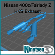 Cults-Header.png STL file Nissan 400z / Fairlady Z HKS Exhaust・3D printable design to download
