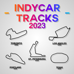 INDYCAR-Tracks.png Fichier 3D Pistes Indycar 2023・Idée pour impression 3D à télécharger